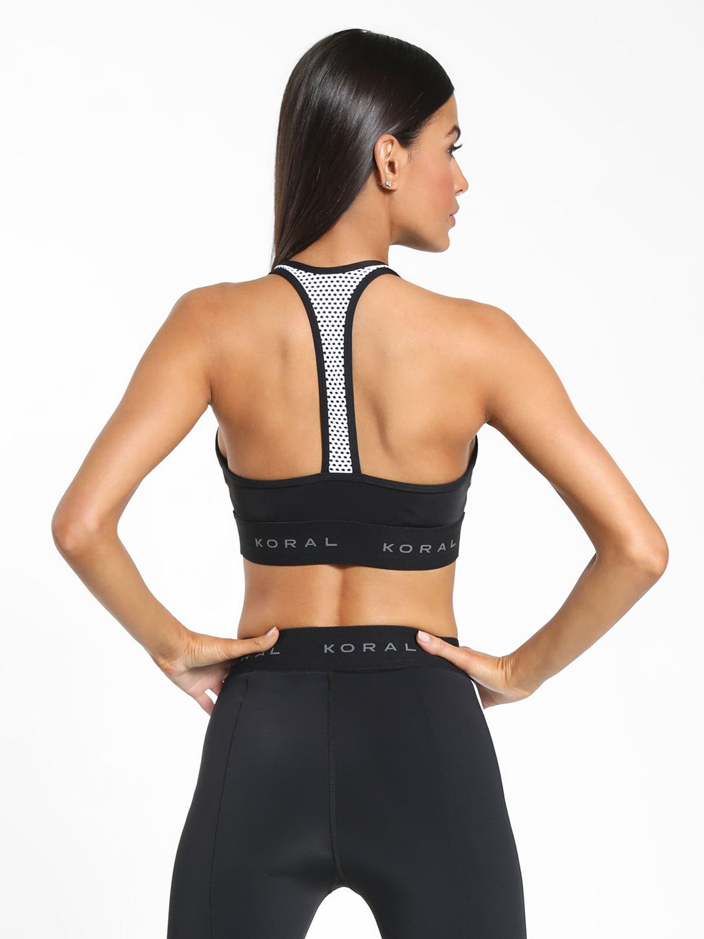 Emblem Versatility Blackout Bra - Black/White