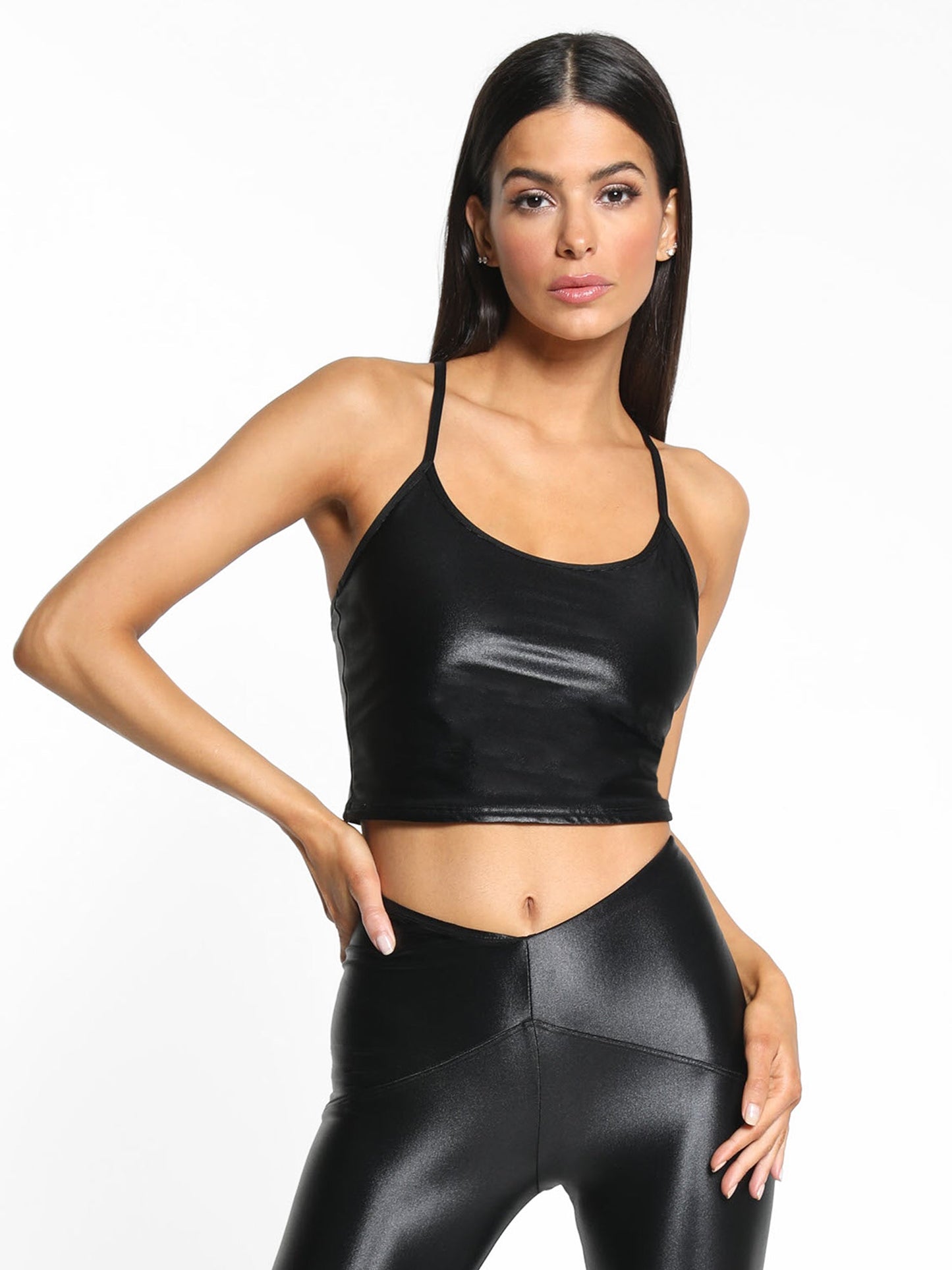 Leah Infinity Sports Bra - Black