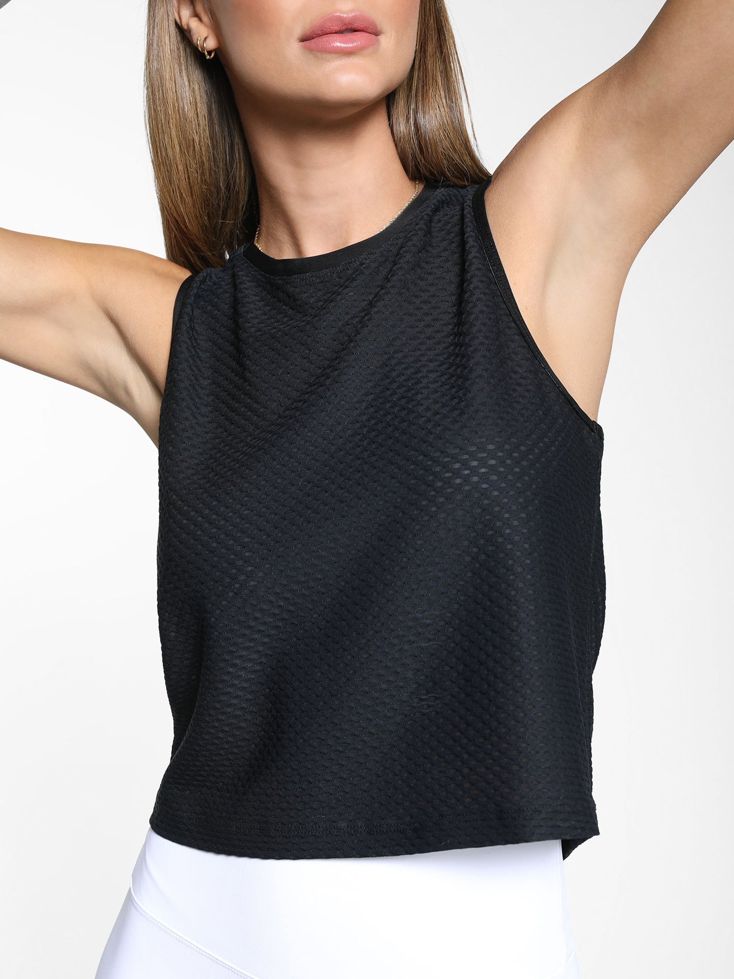 Muscle Netz Tank - Black