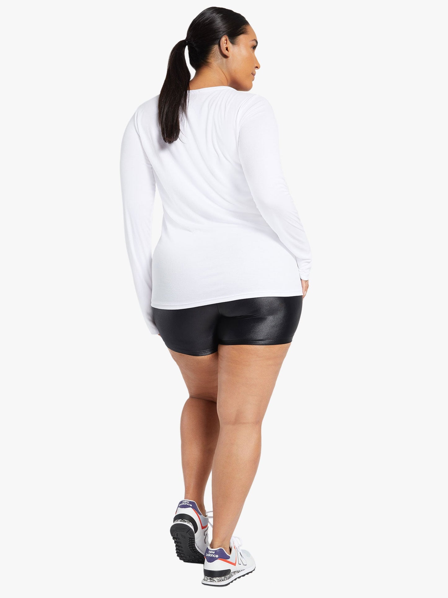 Slalom Infinity High Rise Shorts - Black