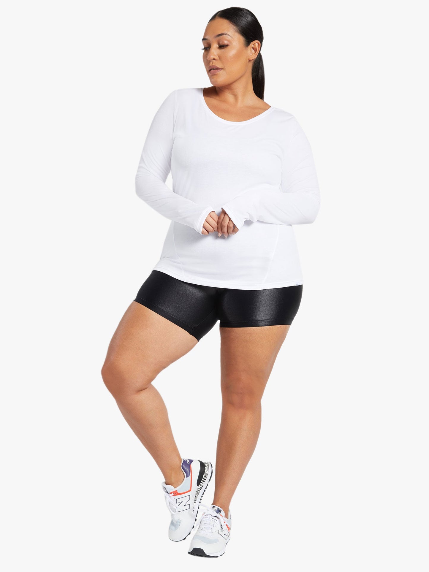 Slalom Infinity High Rise Shorts - Black