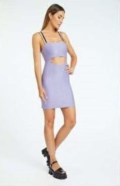 Cammi Snake Mini Dress - Lilac