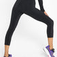 Exceed Blackout High Rise Capri Legging - Black