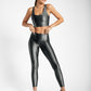 Lustrous Infinity High Rise Legging - Lead