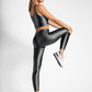Lustrous Infinity High Rise Legging - Lead