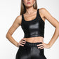 Korra Infinity Crop Top - Black
