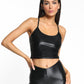 Leah Infinity Sports Bra - Black