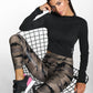 Luca Marlow Crop Top Long Sleeve - Black