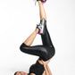 Lustrous Infinity High Rise Capri Legging - Black