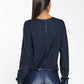 Sofia Netz Pullover - Midnight Blue