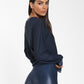 Sofia Netz Pullover - Midnight Blue
