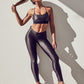Lustrous Infinity High Rise Legging - Lead